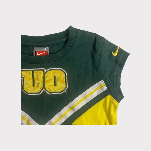 Nike University Of Oregon Green & Yellow Top - Picture 2 of 3